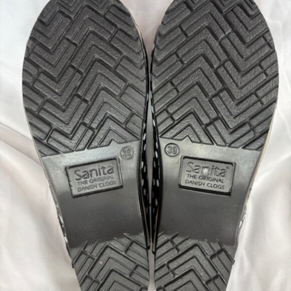 Sanita Mule Clog Polka-dot 39 *NWOB* - Picture 6 of 6